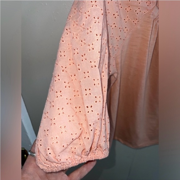 Sanctuary Zooey Off Shoulder Eyelet Tee - Picture 5 of 7